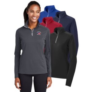 McHenry Co. Clerk of Court Ladies Textured 1/4-Zip Pullover