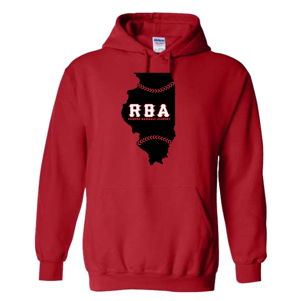 Raiders Baseball Academy Hooded Sweatshirt with State Logo