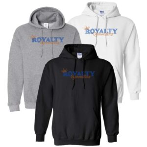 Royalty Gymnastics Hooded Sweatshirt with Rhinestones