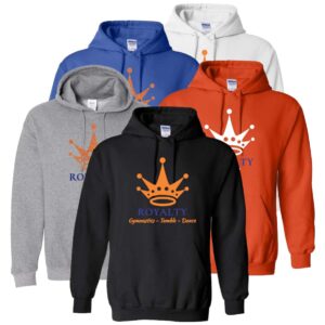 Royalty Gymnastics Hooded Sweatshirt with Logo 2