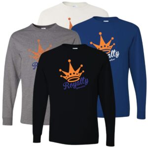 Royalty Gymnastics Long Sleeve T-Shirt with Logo 1