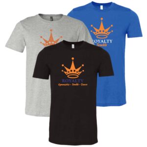 Royalty Gymnastics Unisex Jersey Tee with Logo 2