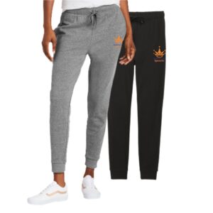 Royalty Gymnastics Ladies Fleece Jogger with Logo 2