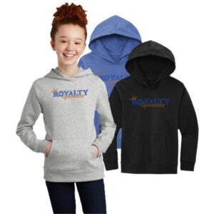 Royalty Gymnastics Youth Fleece Hoodie with Rhinestones