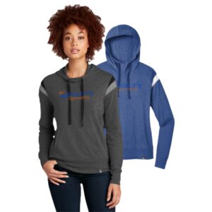 Royalty Gymnastics Ladies Varsity Hoodie with Rhinestones