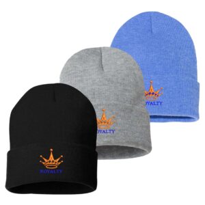 Royalty Gymnastics Solid 12" Cuffed Beanie