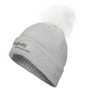 Infinity Synchronized Skating Faux Fur Pom Beanie