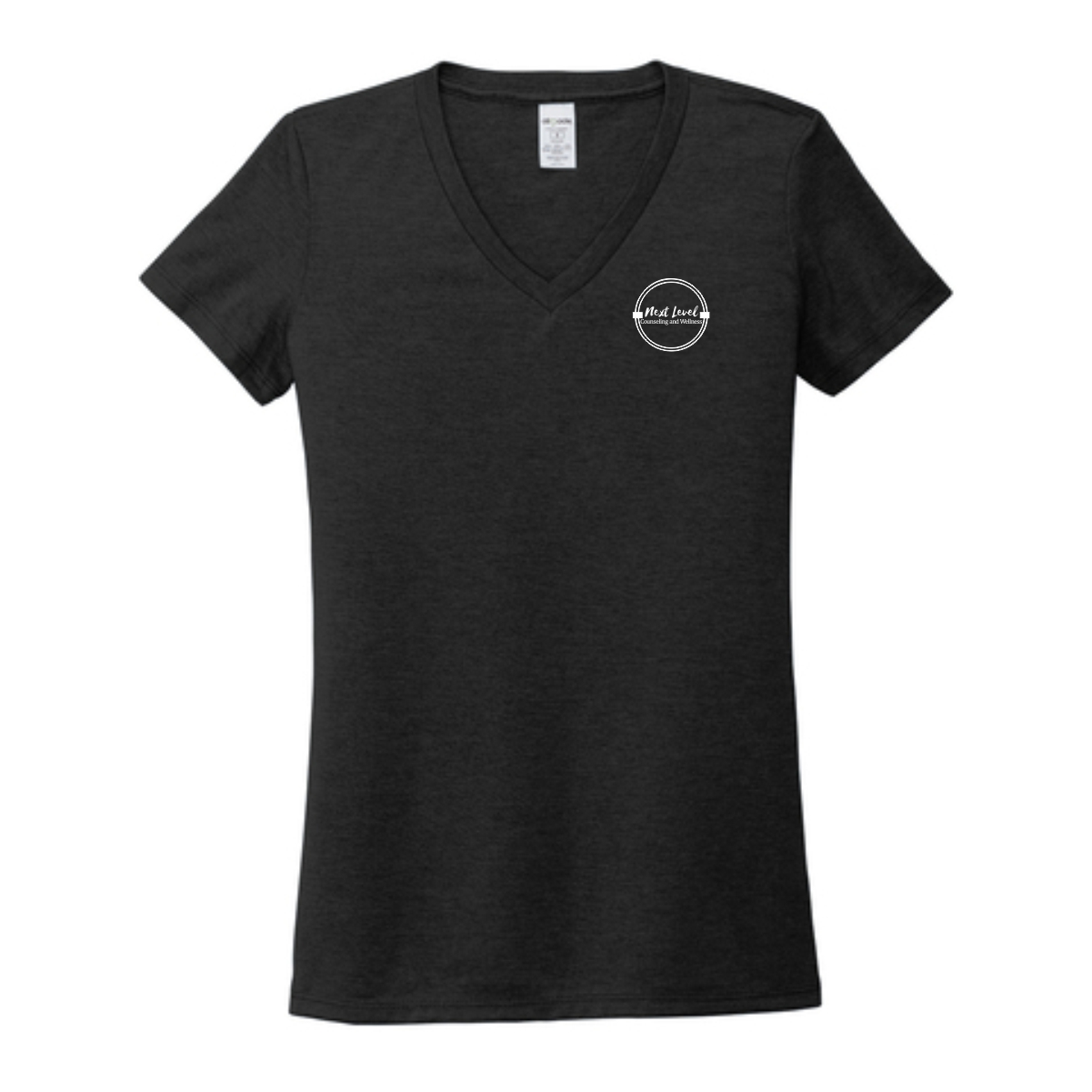 Next Level Counseling & Wellness Ladies Tri-Blend V-Neck Tee - Image 3