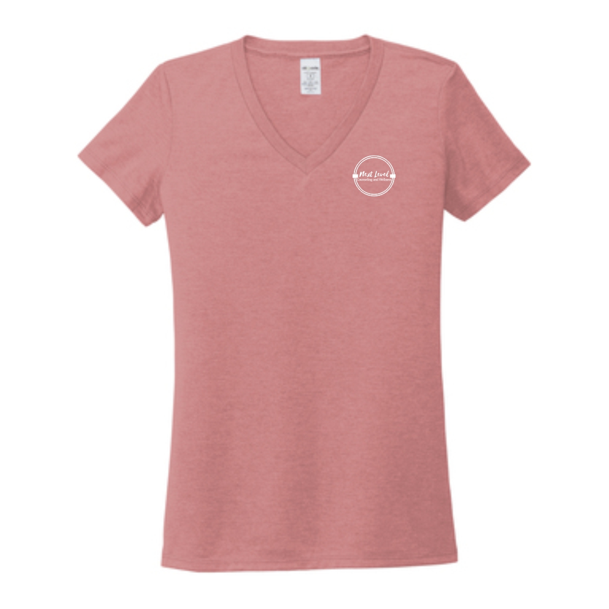Next Level Counseling & Wellness Ladies Tri-Blend V-Neck Tee - Image 4