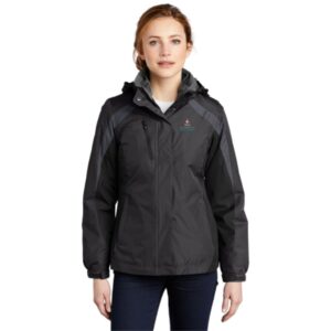 Barrington Public Works 10 Ladies Colorblock 3-in-1 Jacket