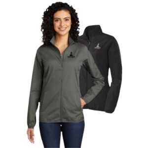 Barrington Public Works 07 Ladies Zephyr Full-Zip Windbreaker