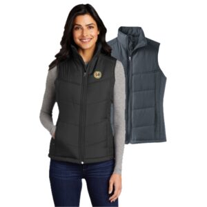 San Jacinto Corvette Club Port Authority Ladies Puffy Vest