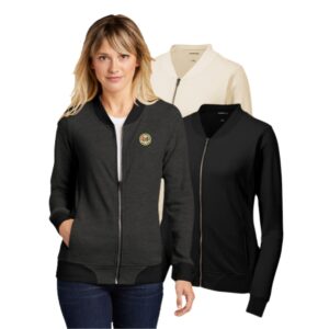 San Jacinto Corvette Club Sport-Tek Ladies French Terry Bomber