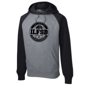 Illinois Fast Basketball Raglan Colorblock Hooded Sweatshirt