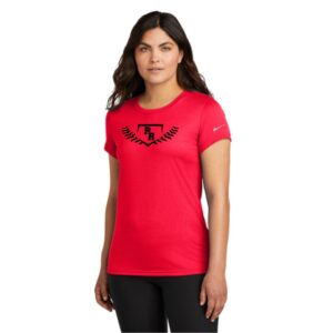 Red Raiders Fastpitch Softball Nike Ladies Swoosh Sleeve rLegend Tee