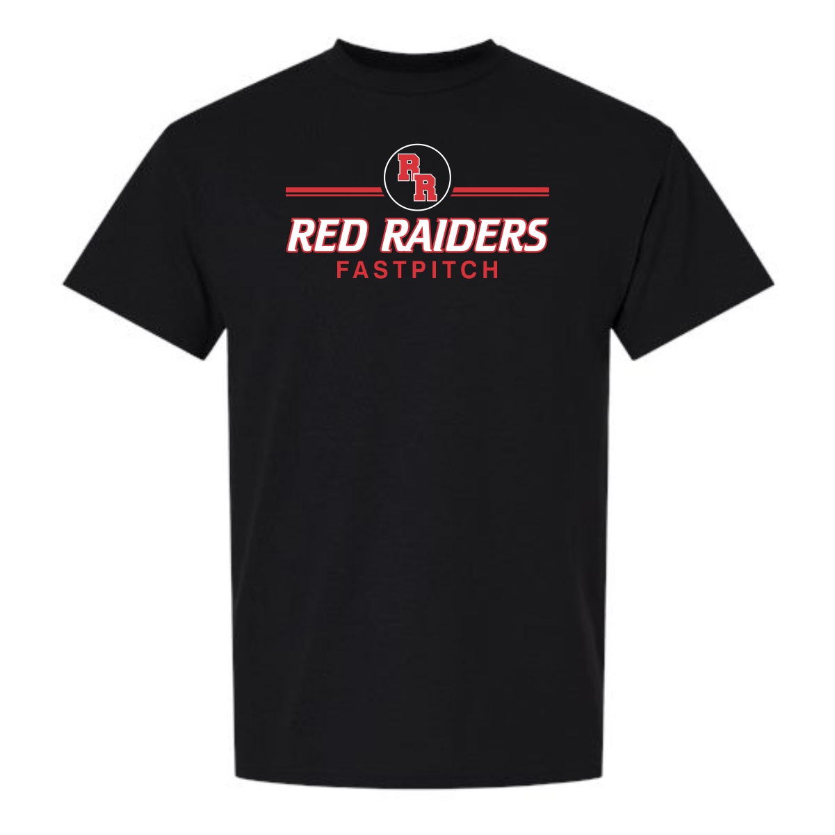 Red Raiders Fastpitch Softball Adult & Youth DryBlend T-Shirt - Image 3