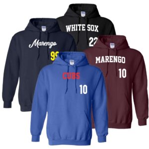 Marengo Union Youth Baseball  Player Hoodie