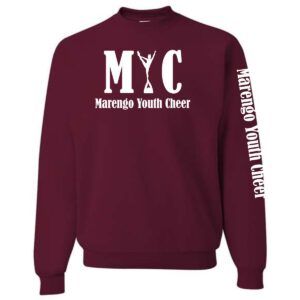 Marengo Youth Cheer Crewneck Sweatshirt