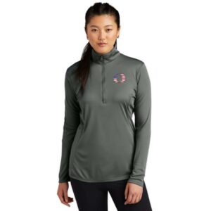 Marengo Outlaws Travel Baseball Performance Ladies 1/4-Zip Pullover