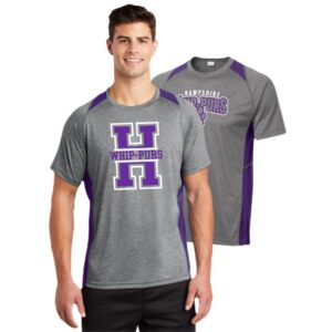 Hampshire Elementary School Adult Colorblock Performance Tee