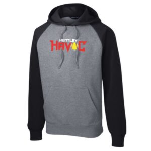 Huntley Havoc Softball Adult Raglan Hooded Sweatshirt