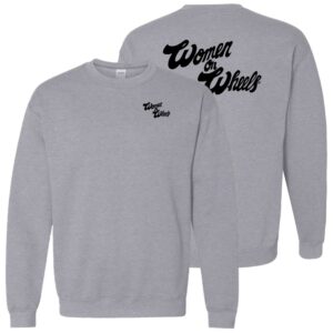 Women On Wheels Crewneck Sweatshirt