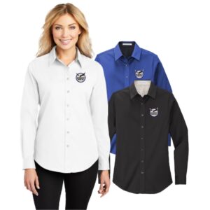 Summit School 03 Corporate Ladies Long Sleeve Easy Care Shirt