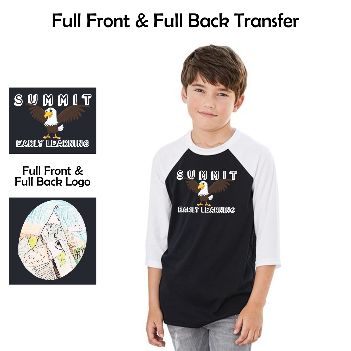 Summit School 02 Preschool Youth Baseball Tee