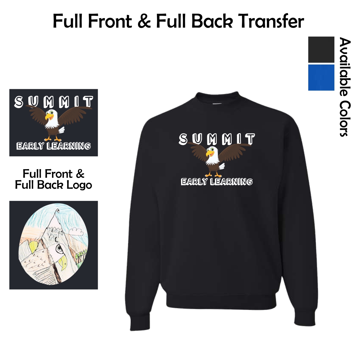 Summit School 02 Preschool Adult & Youth Crewneck Sweatshirt