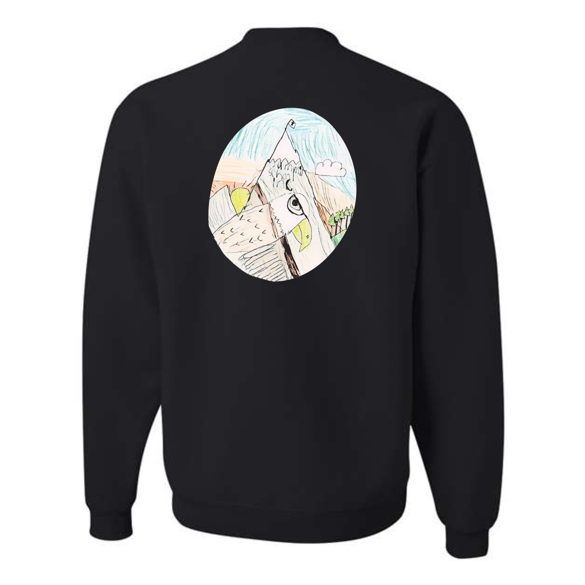Summit School 02 Preschool Adult & Youth Crewneck Sweatshirt - Image 3