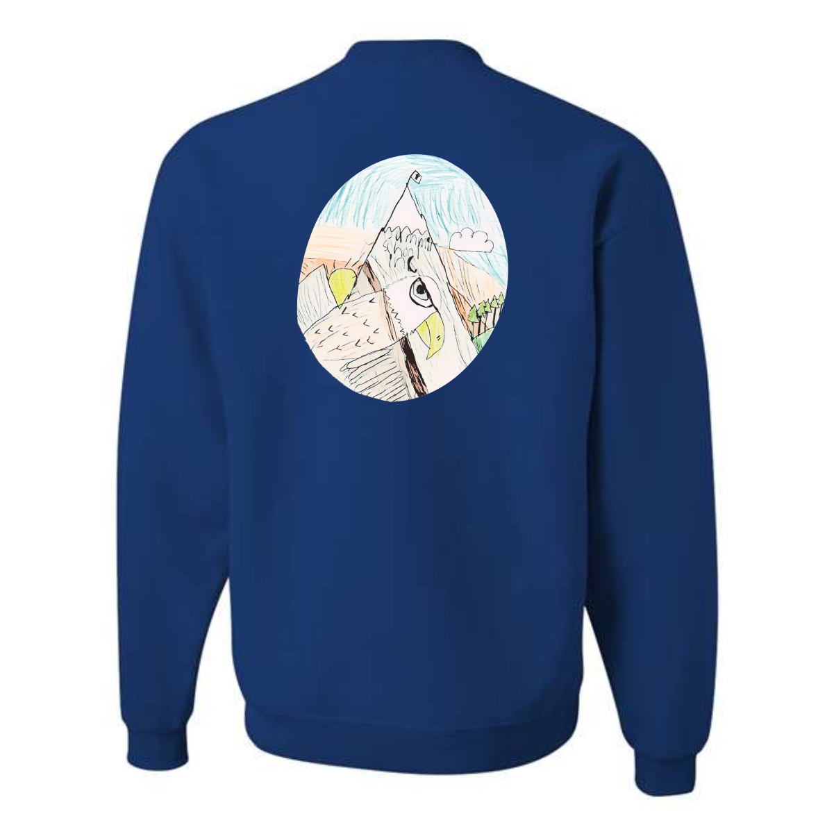 Summit School 02 Preschool Adult & Youth Crewneck Sweatshirt - Image 5