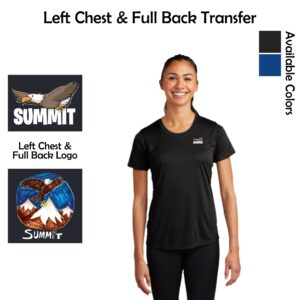 Summit School 01 Spiritwear Ladies Performance Tee