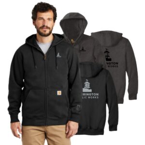 Barrington Public Works 05 Carhartt Heavyweight Hooded Zip-Front Sweatshirt