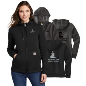 Barrington Public Works 05 Ladies Carhartt Full-Zip Hoodie