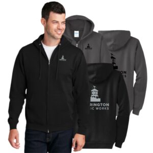 Barrington Public Works 01 Full-Zip Hooded Sweatshirt