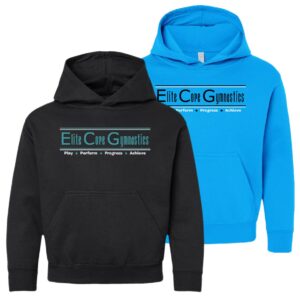 ECG Youth Fleece Hoodie with Flat or Glitter Vinyl