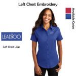 LEAD300 IEA-NEA Ladies Short Sleeve Easy Care Shirt