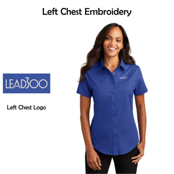 LEAD300 IEA-NEA Ladies Short Sleeve Easy Care Shirt