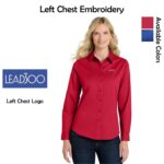 LEAD300 IEA-NEA Ladies Long Sleeve Easy Care Shirt