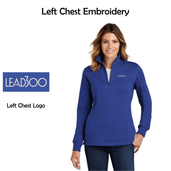 LEAD300 IEA-NEA Ladies 1/4-Zip Sweatshirt