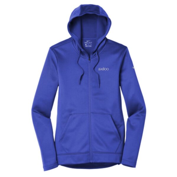 LEAD300 IEA-NEA Nike Ladies Full-Zip Fleece Hoodie - Image 2