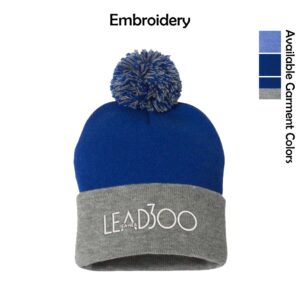 LEAD300 IEA-NEA Cuffed Knit with Pom-Pom