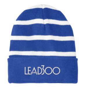 LEAD300 IEA-NEA Striped Beanie with Solid Band