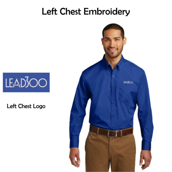 LEAD300 IEA-NEA Long Sleeve Carefree Poplin Shirt