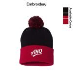 Athletes HQ Cuffed Beanie with Pom-Pom
