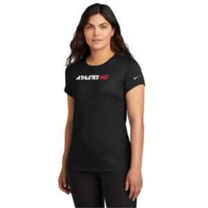 Athletes HQ Ladies Nike Tee with Logo 2