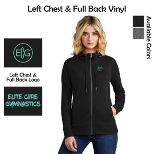 ECG Ladies District Full-Zip Hoodie
