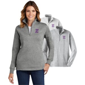 Hampshire Middle School Ladies 1/4-Zip Sweatshirt