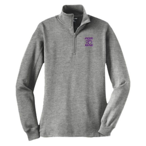 Hampshire Middle School Ladies 1/4-Zip Sweatshirt - Image 3