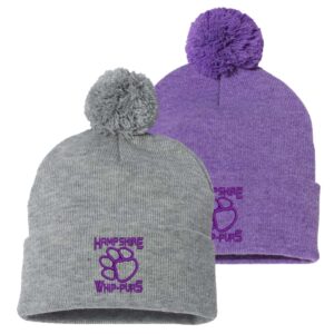 Hampshire Middle School Cuffed Beanie with Pom-Pom